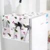 Cubierta Antipolvo para Refrigerador Doméstico Cubierta Multifuncional Paño de Cubierta Peva Impermeable y a Prueba de Aceite Paño de Cubierta para Refrigerador Bolsa Antipolvo de Tela para el Hogar