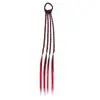 Chica Linda Transfronteriza Peluca Colorida Cuerda para el Cabello Trenza Retorcida de Princesa Goma Elástica para el Cabello Cola de Caballo Moda Accesorios para el Cabello de Niños