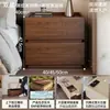 Mesa de cabeceira minimalista italiana para quarto de casa, novo modelo 2026, armário de armazenamento com luxo moderno leve e sensação de alta qualidade
