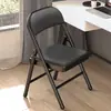 Taburete Sencillo con Respaldo, Silla Plegable Multiusos, Silla de Oficina Portátil, Silla de Conferencia, Silla para Computadora, Silla para Dormitorio de Hotel
