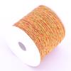 1,2 mm multicolorido linho cor texto jogar esfregar contas de algodão King Kong estrela lua frisado fio trançado tasser fio