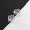 Varios Estilos de Plástico Dulces Estrellas Corazón Caja Pequeña Caja de Almacenamiento DIY Joyería Uñas Arte Material para Lentes de Contacto Caja Transparente