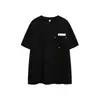 Ropa para Hombre Beijie 2026 Verano Nuevo Camiseta de Manga Corta con Bolsillo de Remaches para Hombre Tendencia Top de Media Manga Camiseta de Pareja