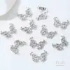 Zirconio Chapado en Oro de 14K que Conserva el Color Mariposa Súper Hada Pulsera de Perlas de Tres Filas DIY Hecha a Mano Accesorios de Joyería