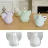 Guirlanda de Amor Transfronteiriço Ornamento de Anjo Gordo Molde de Silicone DIY Superfície Lisa Vela Listrada Molde de Gesso