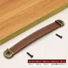 Manija de Altavoz de Chasis Silla Taburete Manija de Cuero Cajón Armario Puerta Manija de Cuero Caja de Madera Caja de Vino Caja de Regalo Manija