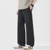 Roupa Masculina Fengshe / Verão 2026 Calças Casuais Outdoor de Montanha de Alto Volume para Homens, Calças Masculinas Simples Retro Americanas para Negócios Leves