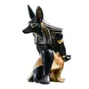 [Personalizado] Cruzamento de Fronteiras Egípcio Anúbis Deus Cão Melhor Deus Gato Ornamentos Casa Armário de Vinho Artesanato de Resina