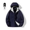 Traje de alpinismo impermeable, transpirable, grueso y tres en uno, desmontable, con forro polar y logotipo de Stormsuit.
