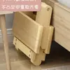 Taburete Plegable de Madera Maciza para Exteriores Portátil Picnic Bocetos Pesca Hogar Camping Taburete Pequeño Sala de Estar Silla de Madera
