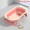 Nueva Tina de Baño para Bebés con Sensor de Temperatura, Cubeta de Baño Grande Plegable para que los Bebés se Sienten y Se Recuesten, Adecuada para Uso en Casa para Recién Nacidos y Niños