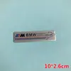 Adecuado para Pegatinas de Coche BMW M performance Pegatinas de Coche de Metal Placa de Nombre BMW Etiqueta de Aluminio Pegatinas Decorativas para Guardabarros