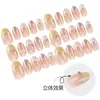 Pegatinas de Uñas de Verano Más Vendidas en Tiktok con Lazos de Dibujos Animados y Pedrería Pequeña, Estilo Lindo y Fresco, Iluminan las Uñas