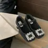 Zapatos para mujer talla grande del 41 al 43, mocasines para mujer con pies anchos y gruesos, zapatos para ir al trabajo, zapatos de felpa para otoño e invierno, zapatos de algodón para exteriores
