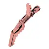 Grampos Jacaré Coloridos Galvanizados Ferramentas de Cabeleireiro para Uso em Salão, Grampos de Modelagem de Cabelo para Permanente e Coloração, Grampos de Divisão, Grampos Bico de Pato