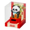 Novo Panda Solar Automático Balançando Sorte Atração de Riqueza Mesa de Escritório Criativo Cultural Presente Gato da Sorte Estatueta Atacado