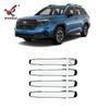 Adecuado para Subaru Forester 25 Forester manija de puerta exterior modificada parche de tira brillante decorativa antirrayas