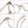 Fabricante Venta al por Mayor Transfronterizo Nuevo Armazón de Gafas Simple de Grano de Madera Tr90 Anti-Luz Azul para Mujer Armazón de Gafas de Alta Gama para Hombre