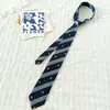 Patrón Tartán Corona Corbata de Lazo Libre para Mujer Estilo Estudiante Universitario Corbata Escolar JK