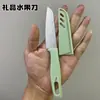 Pelador de Frutas para el Hogar Cuchillo Pelador Portátil Cuchillo Pelador Multifuncional con Empaque Cuchillo de Frutas de Acero Inoxidable