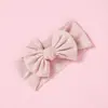 Amazon al por mayor puntual accesorios para el cabello de niños nuevo elástico nailon lazo ancho banda para el cabello de bebé protección para bebé puerta halógena