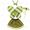 Jiayu nuevos disfraces de alas de abeja para maquillaje, accesorios para fotos, transfronterizo, niños, varita de hada, alas de mariposa, venta al por mayor