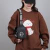 Bolso de Pecho de Moda Personalizado para Hombres y Mujeres Nylon Ligero Deportivo Cruzado Bolso de Hombro con Estampado de Chico Musical para Teléfono Móvil