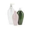 Botella de champú con fragancia de forma especial de 300 ml, polvo de perla, botella abatible para ducha, botella de leche corporal para bebé