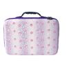 Herramienta de Pintura de Diamantes Bolsa de Almacenamiento Multifunción 60 Botellas Redondas Portátil Piel Morada Estampada Bolsa para Aceites Esenciales Transfronteriza Nuevo Estilo