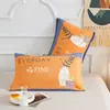 Par de Toallas de Almohada de Gasa de Seis Capas de Algodón Estilo Floral Pastoral para Cuatro Estaciones Universal para el Hogar Cambiante Toalla de Almohada Jacquard Venta al por Mayor