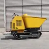Caminhão Basculante Lateral Hidráulico Estrada de Montanha Lamacenta Equipamento de Transporte de Escória Terra Areia Pedra Pequeno Dumper de Esteira