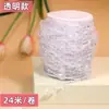 Corrente de Contas Conectadas Flocos de Neve Grandes e Pequenos Iridescentes Transparentes de Plástico Decoração de Natal Corrente Fio para Decoração de Árvore de Natal de Cristal