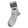 Calcetines Adi Clover para Hombre Deportivos de Hilo Largo de Moda Algodón Puro Absorbentes para Mujer Calcetines de Pareja con Tres Rayas