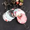 Taobao presente Desenho animado coreano espelho pequeno de pendurar espelho de maquiagem portátil espelho de maquiagem de lata atacado