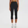 Leggings de Yoga Cepillados de Cintura Alta Pantalones de Pierna Ancha de Siete Puntos Chal Moldeador de Cuerpo Camisola Sujetador Conjunto de Cuatro Piezas