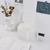 Mini Lixeira de Mesa para Casa com Tampa para Sala de Estar Mesa de Centro Lixeira Pequena para Escritório Lixeira com Tampa Flip