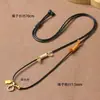 Fio para Pingente de Joia DIY Fino Tecido à Mão Acessórios de Jade Hetian Pingente de Jade Dourado Pingente Ping An Kou Fio de Couro Encerado