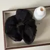 Elástico para Cabelo Grande de Gaze Bolha Azul Céu com Bolinhas Camada Dupla Corda de Cabelo Elástico Acessório de Rabo de Cavalo para Mulheres