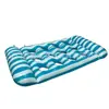 Cama flotante inflable de PVC con forma de agujero para adultos, nueva de fábrica, con respaldo y reclinable