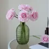 Flor de Loto Realista de Alta Calidad Material de Flor Fragante Boda Hogar Decoración Exterior Peonía Flor Artificial Mayoreo
