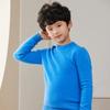 Suéter de lana pura para niños, camisa base, suéter de otoño e invierno para niñas, suéter para niños, ropa para niños, top de color sólido