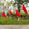 Mástil de bandera montado en el suelo, mástil de bandera para señalización de actividades al aire libre, acero inoxidable, engrosado, retráctil libremente, mástil de 2,3 m 4 m