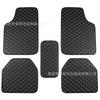 Juego de 5 Piezas de Alfombrillas para Coche, Alfombrillas de Suelo de Alfombra de Cuero de PVC Universal, Especialmente Diseñadas para Exportación Transfronteriza Temu Amazon Shein