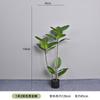 Simulação Preto King Kong Seringueira Interior Verde Plantação Escritório Varanda Sala de Estar Grande em Vaso Planta Falsa Seringueira Preto King Kong