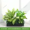 Combinación de paisajismo con plantas verdes artificiales, jardineras, maceteros, decoraciones de flores artificiales, decoración de paisaje con plantas artificiales para escaparates de centros comerciales, interior y exterior
