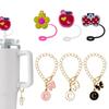 Patch stanley Straw Cap com furo 26 Alphabet Chain terno AliExpress Water Cup Acessórios Stanley Cup