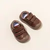 Zapatos de vestir sencillos para bebé niña, zapatos para niños pequeños, antideslizantes, nuevos modelos de primavera y otoño, zapatos de cuero de suela blanda para bebé, zapatos de cuero para niños, de 1 a 3 años, zapatos de punta cerrada