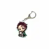 Llavero de Kimetsu no Yaiba Dibujo Animado Mercancía de Anime Accesorios Amuletos Tanjiro Llavero Acrílico Colgante