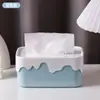 Caja de Pañuelos de Almacenamiento Caja de Papel Sala de Estar del Hogar Caja de Almacenamiento de Servilletas Linda Caja de Pañuelos Soporte Creativo para Teléfono Móvil