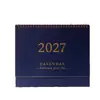 Novo Calendário 2027 Simples e Fresco Ornamento de Mesa Criativo Planejador Versão em Inglês Calendário